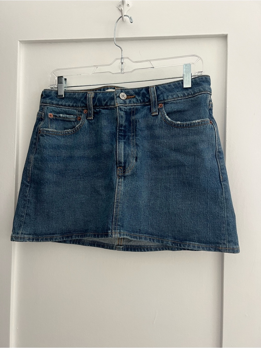 Abercrombie & Fitch Blue Denim Mini Skirt
